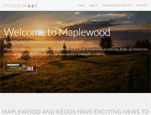 Tablet Screenshot of browardschools.maplewood.com